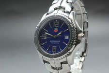 [Exc+5] Montre à quartz pour homme TAG HEUER Link WT1113 cadran bleu du JAPON