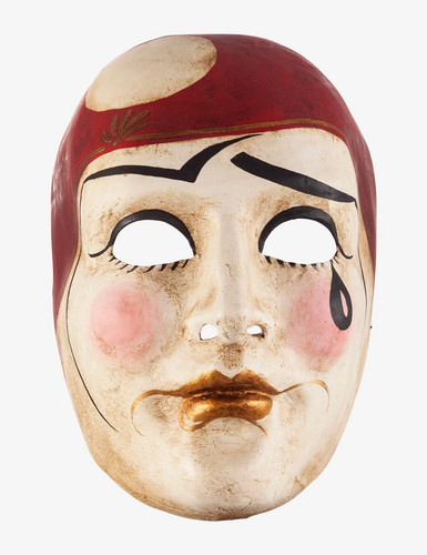 Pierrot rouge masque - pierrot,