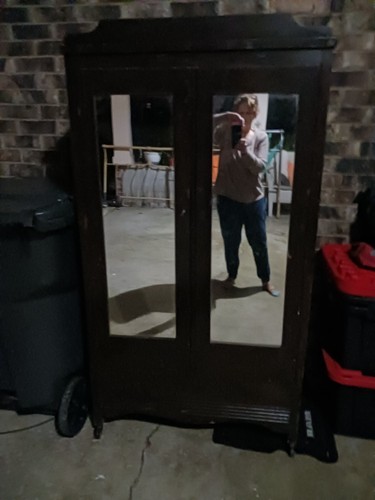 Antique french double mirrored - french,