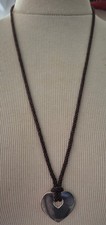 Collier coeur secret en argent
