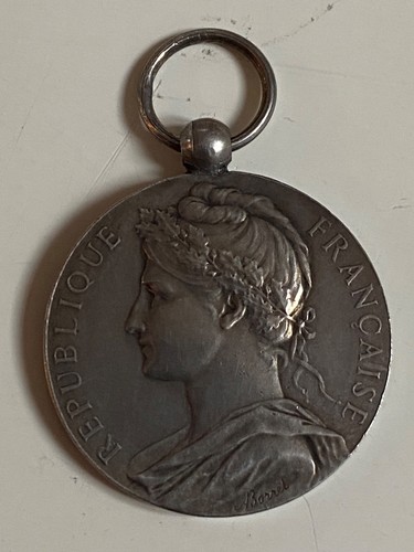 Médaille argent massif - en,