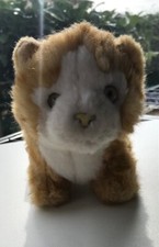 AUX NATIONS "CHAT BEBE 14 cm ROUX" PELUCHE de COLLECTION avec ETIQUETTE 