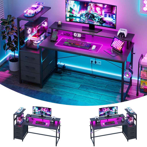 Bureau gaming angle led - bureau,