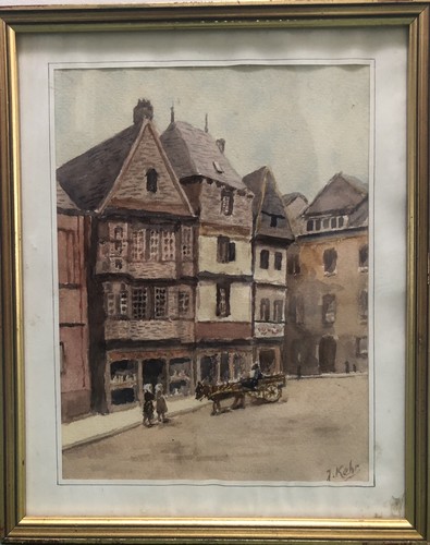 Tableau peinture bretonne - peinture,