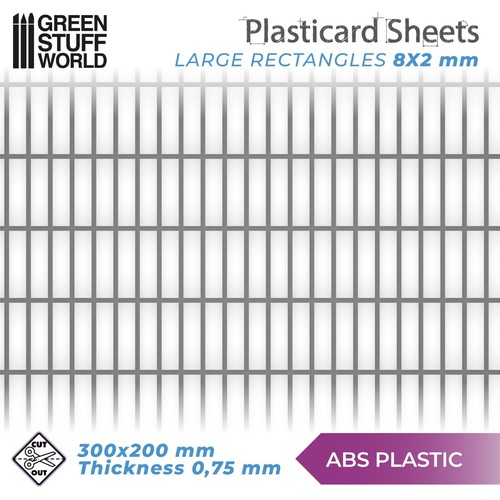 Plaque plasticard texturé - plaque,