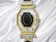 Juvenia Mystery Cadran Squelette Gf Octogone Manuel 23mm Femmes Cocktail Montre