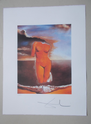 Lithographie salvador dali - salvador,
