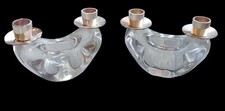 Paire Anciens Bougeoirs 2 Feux