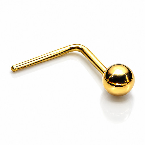 Piercing corps courbé boule