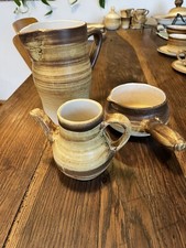 Pichet Pot à Lait Grès Vintage Longchamp Mod La Buche