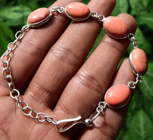 élégant bracelet pierres - en,