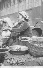 CPA INDE / SELLING VEGETABLES I BAZAR