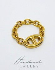 Bague chaîne d'ancre acier