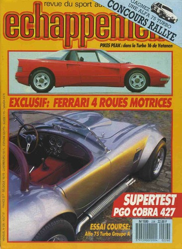 Echappement 226 1987 - echappement, n°226