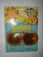 garfield sunglasses vintage 1978 lunettes de soleil en blister scellé occasion