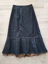 Jupe longue en jean avec