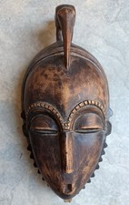 Ancien beau masque rituel africain - Côte d'ivoire - Yohouré / Baoulé C94