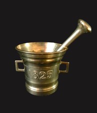 Mortier + Pilon en Bronze