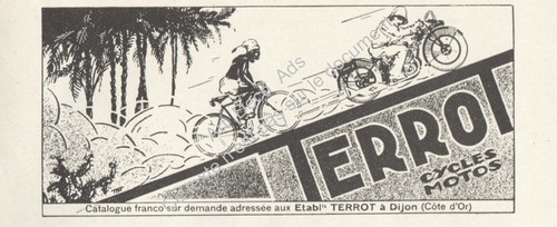 Publicite terrot cycles motos - publicite,