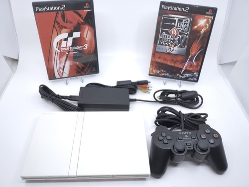 Console sony ps2 slim blanc - console,