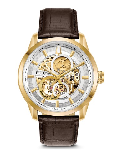 Bulova montre marron - montre,