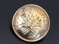 Bouton de tenue de sapeur-pompier (1850 - 1915) - 21 mm