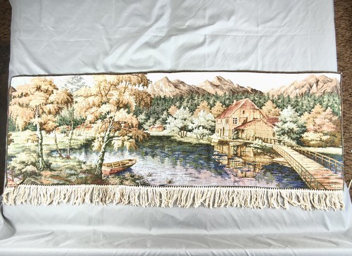 Ancienne tapisserie paysage - de,