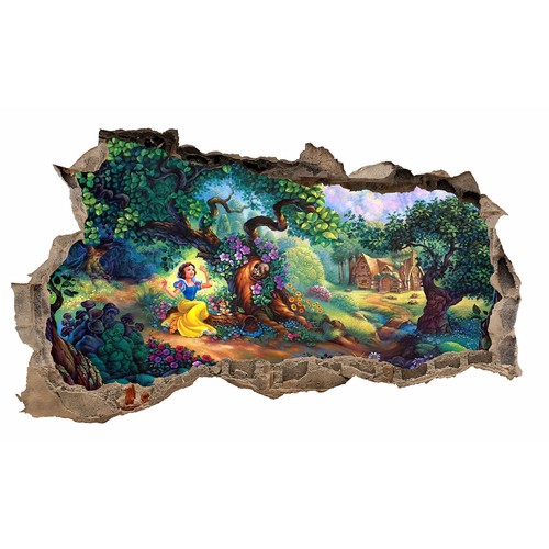 Autocollant mural wl21 trou - mural,