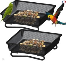 Mangeoire Oiseaux Exterieur, 2 Pièces Mangeoires pour Oiseaux Sauvages, 