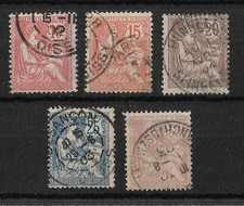 FRANCE - TYPE MOUCHON N° 124