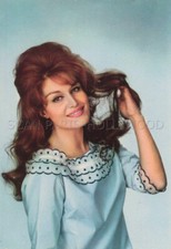 DALIDA  1960s CARTE POSTALE VINTAGE POSTCARD ORIGINAL