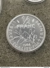 1/2 FRANC SEMEUSE 1986 FDC