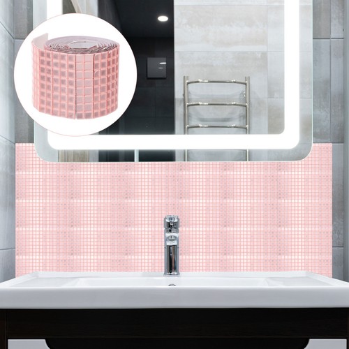Sticker mural miroir feuille - mural,