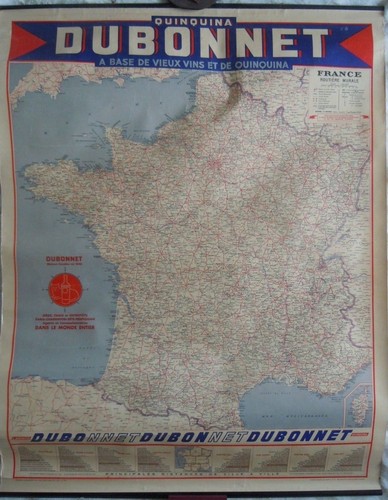 Affiche publicitaire dubonnet - publicitaire,