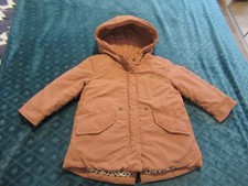 Manteau doudoune à capuche vieux rose Zara baby 18 - 24 mois