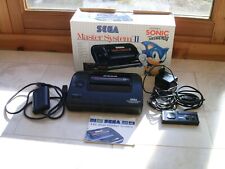 CONSOLE SEGA MASTER SYSTEM II SONIC THE HEDGEHOG COMPLET PAL EURO (DE) CIB OVP