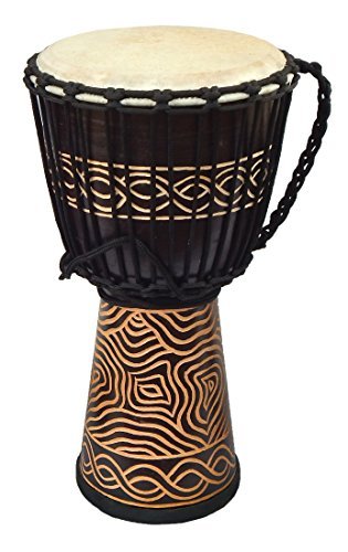Djembe standard linecarv - djembe, 24"