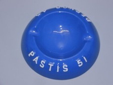 -ANCIEN CENDRIER CERAMIQUE PERNOD 45 PASTIS 51  MDL MOULIN des LOUPS     D