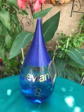 BOUTEILLE BLEUE GOUTTE D EAU EVIAN 2002 PLEINE SCELLEE