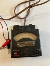 Ancien voltmètre de monteur PTT 0-60 V DC 0.12 A - 1947