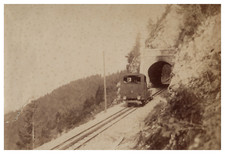 Locomotive, Vintage print