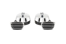 Klaxon 2 Tons Fanfare Chromé Homologué 6V 6 Volts 2 Tons Électrique Fanfare