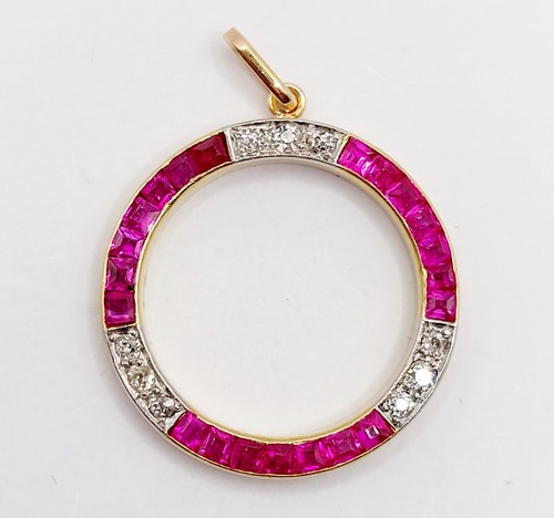 Pendentif art deco 18k - deco,