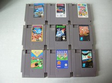 Lot de 9 jeux Nintendo Nes