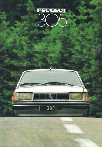Catalogue brochure peugeot 305 - catalogue,