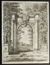 RARE Eau-forte. Louis XIV Aix