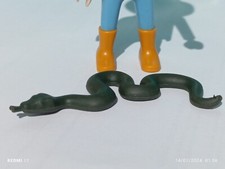PLAYMOBIL FIGURINE PYTHON GRAND SERPENT VERT DÉSERT ÎLE OASIS ÉGYPTIENNE