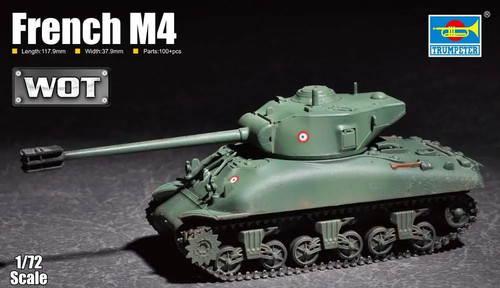 Trumpeter char sherman - char, m4