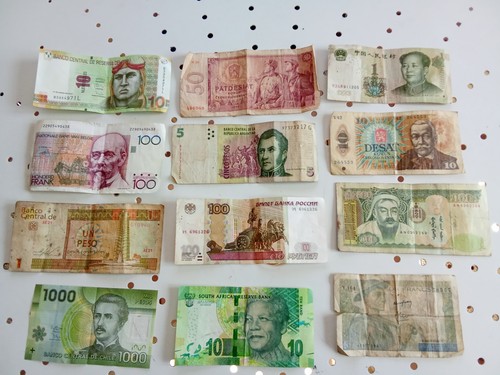 Lot billets de - 12,