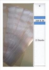 PROMO - BANDES HAWID fond transparent par 25 -  210 x 26 - simple soudure NEUF